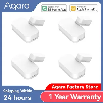 Aqara czujnik okna drzwi Zigbee połączenie bezprzewodowe inteligentny Mini czujnik drzwi MCCGQ11LM praca z aplikacją Xiaomi mijia inteligentny dom