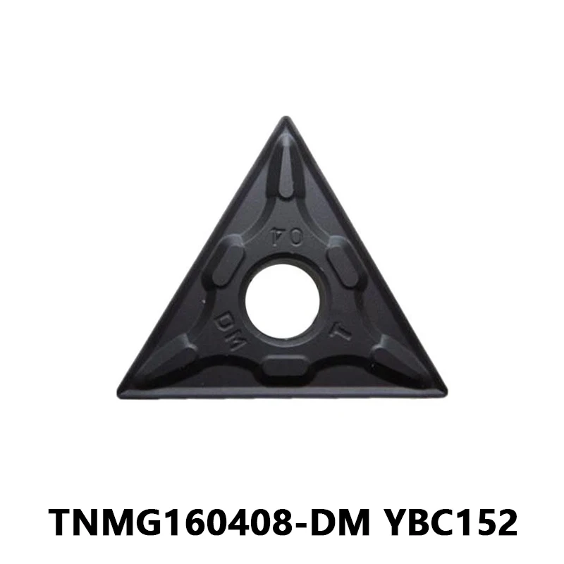 

TNMG160408-DM YBC152 TNMG160408 DM Carbide Inserts Turning Inserts External Turning Tool CNC Lathe Tool Steel Processing TNMG