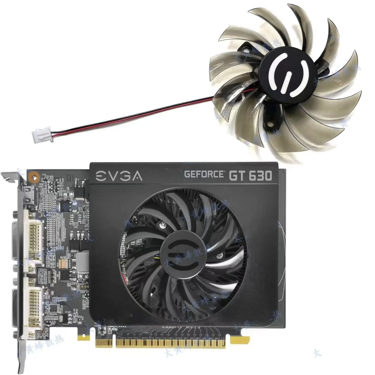 

New GPU Fan 2PIN PLD08010S12HH 75MM Suitable for EVGA GT 630, GT 620 Graphics Cooling Fan