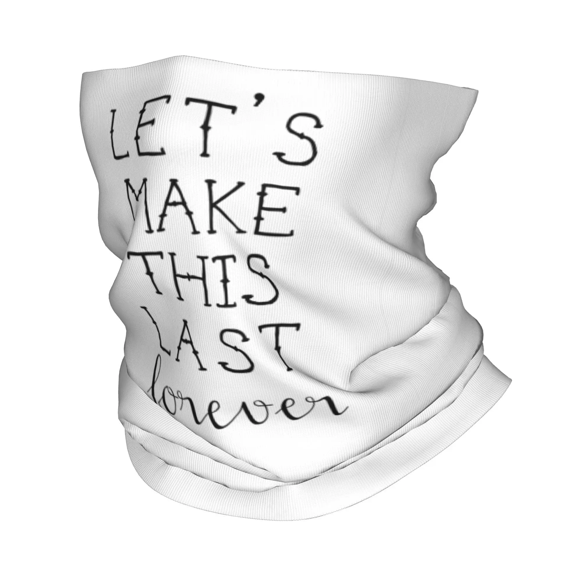 Blink-182 Citazione Bandana Copri collo Sciarpa magica stampata Sciarpa da ciclismo calda Escursionismo Pesca per uomini Donne Adulti per tutte le stagioni