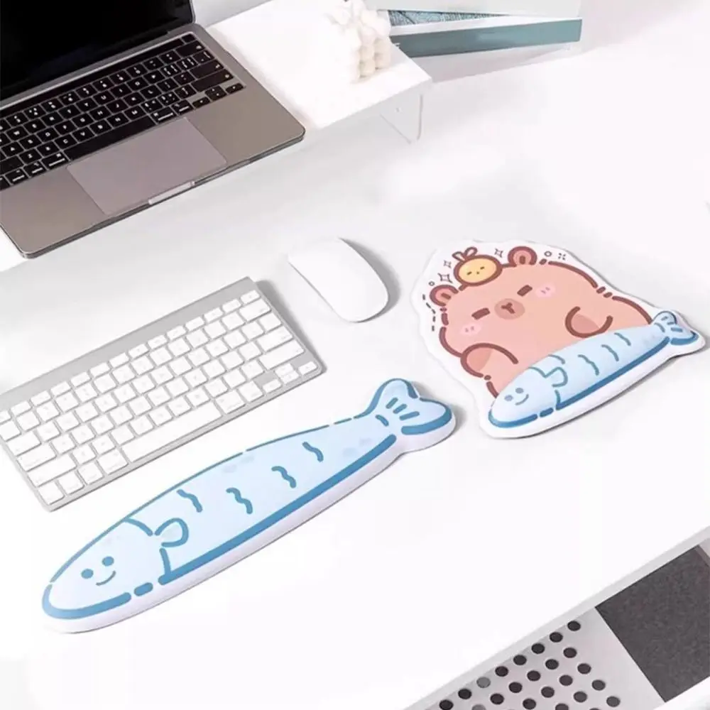 Creative Cartoon Mouse Pad Soft Comfortable Cute Wristband Mouse Mat Non-slip Comfort Mouse Wrist Support Pad Office Supplies