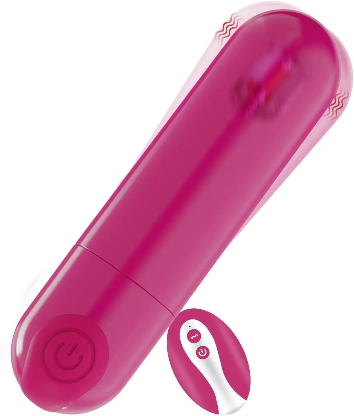 Bullet Vibrator for Women, Mini Bullet Vibrator with 10 Modes Rechargeable Silicone Massager Waterproof G-spot Nipple Stimulato