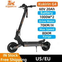 kukirin G4 2000w 60v 20ah electric scooter 11 inch road tyres Kugookirin G4 skateboard top speed 70km/h led display foldable