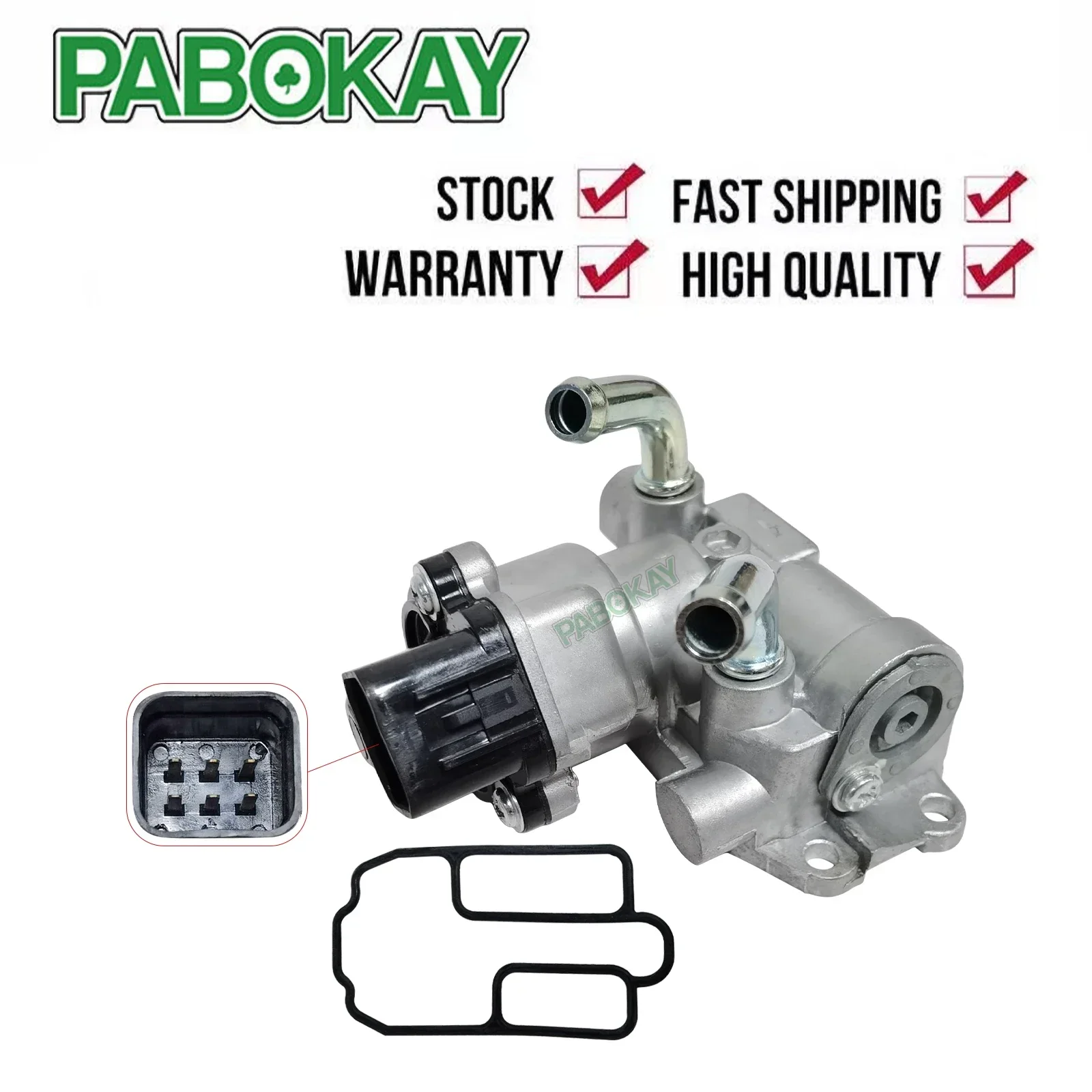 

Idle Air Control Valve For Mitsubishi Mirage L4Cyl 1.8L 1997-2002 MD619948 E9T08282 IAC330 1450A132 2H1222 AC330 AC4148