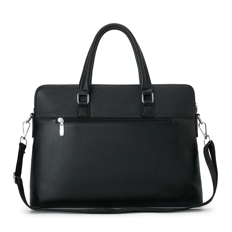カンガルー本革メンズブリーフケース牛革ハンドバッグビジネスショルダーバッグ 15.6 インチラップトップバッグ сумка для ноутбука кожаная