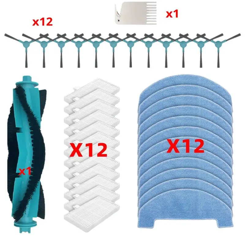 

Запасные части для пылесосов Dreame Mova E10, E20 Plus / Trouver E10 E20 Pro Plus, комплектующие для роботов-пылесосов