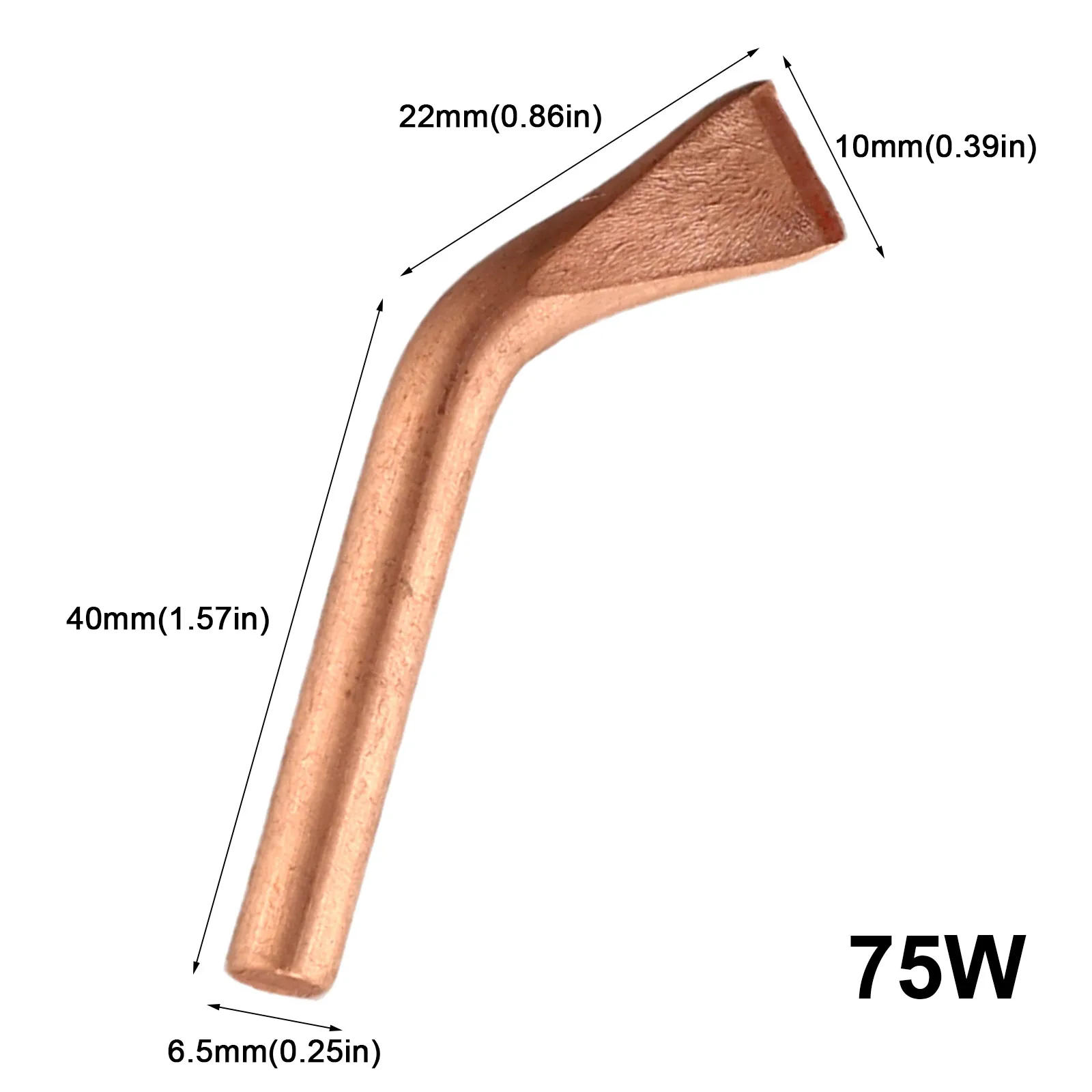 Imagem -06 - Calor Externo Resistente do Ferro de Solda Elétrica 75w 100w 150 200w Cobre de Ferro de Solda de Alta Potência para Grandes Pontos de Solda