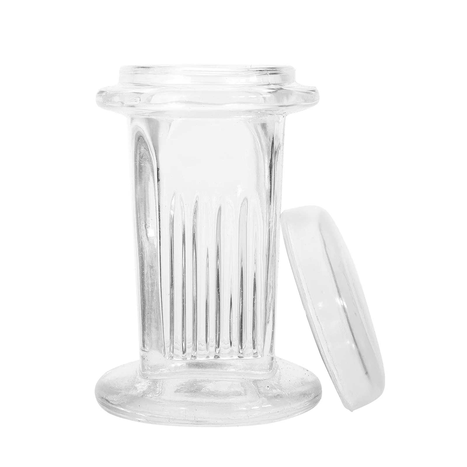 

Hair Glass Staining Jar Baby Mason Jars Clear Container with Lid Canister Laboratory Tank