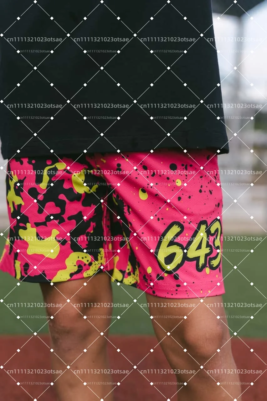 2026 Summer Latest Baseball Sport Quick Drying Mesh Breathable Beach Short Style Men's and Women's Large Loose Short Style