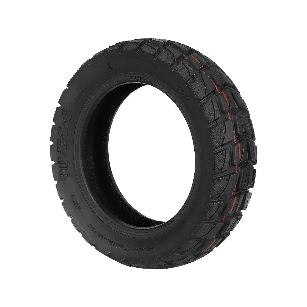 80/65-6 Electric Scooter Tires Black Electric Scooter Tires Replacement for Kukirin G2 Max / G3 Pro / Zero 10X Electric Scooter
