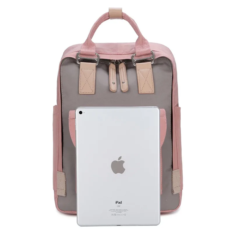 Youthful School Backpack for College Students Korean Fashion Large Capacitay Travel Backpack Women Canvas Ins Harajuku Backpack