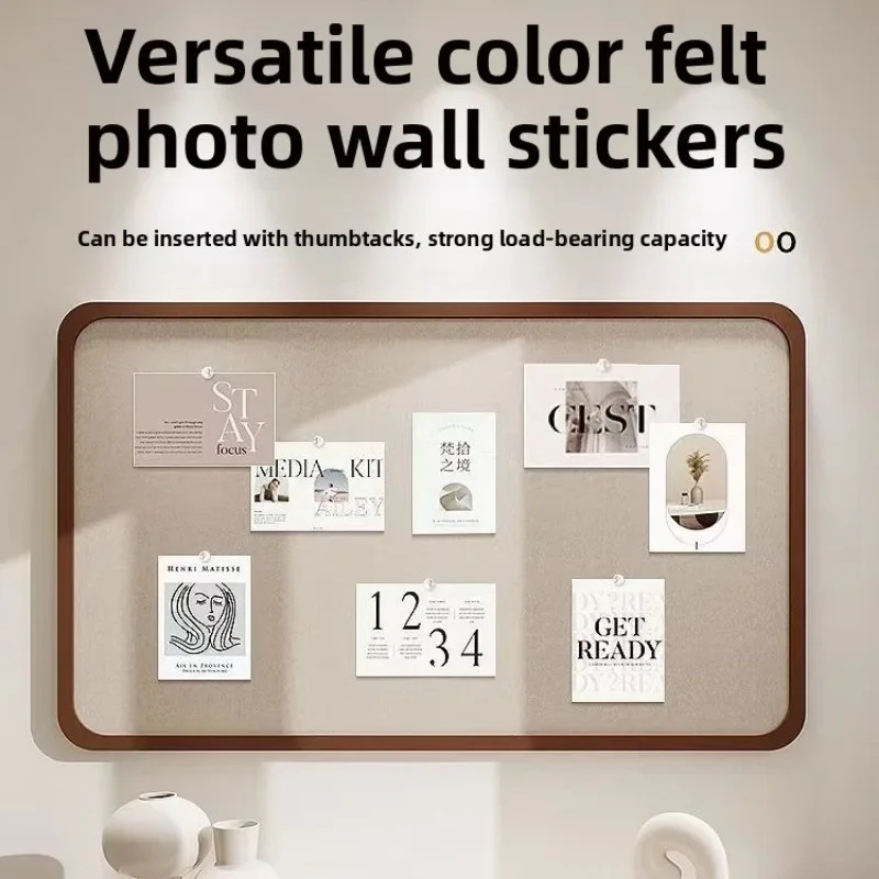 Photo Wall Felt Board Corkboard Display Set Frames Decor Whiteboard Message Board Background Board Display Wall Felt Wall