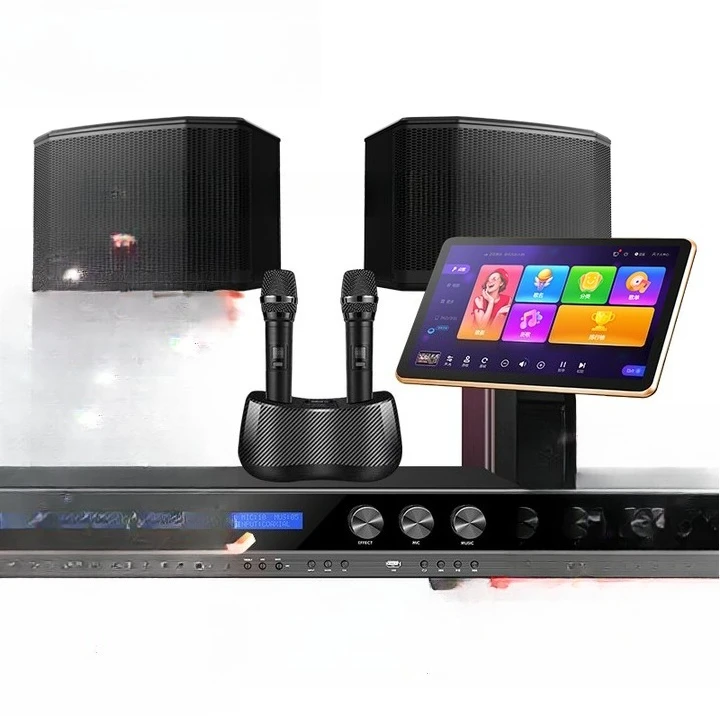 

Family ktv audio set, full set of singing equipment, full set of karaoke jukebox, home Karaoke speaker equipment