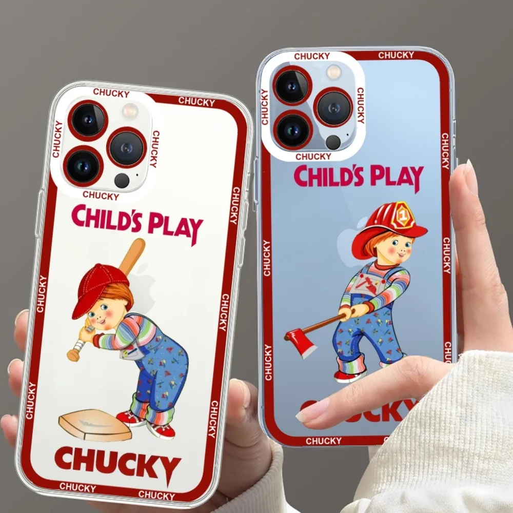 Chucky Good Guys Phone Case For iPhone 11 12 Mini 13 14 15 Pro Max Transparent Shell