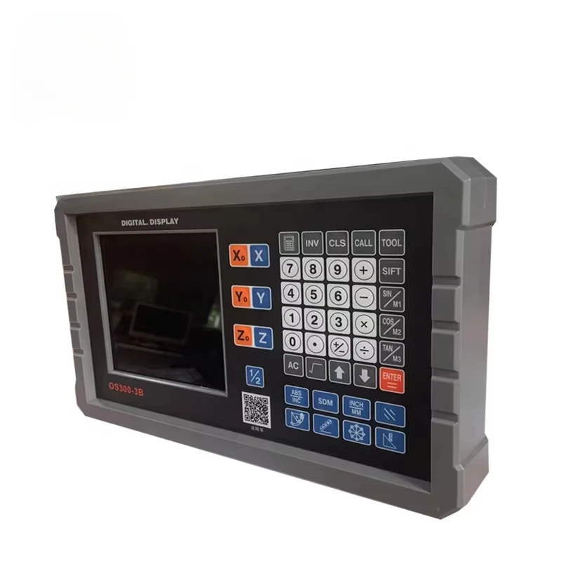 Display a cristalli liquidi del misuratore con display digitale con righello a tre assi