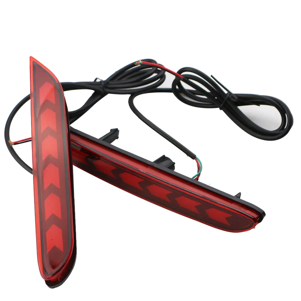 LED ضوء الفرامل الخلفي الوفير عاكس ل إنفينيتي ، مصباح الضباب ، نيسان قاشقاي 16-22 X-Trail 14-16 ، Teana ألتيما 19-21 #1