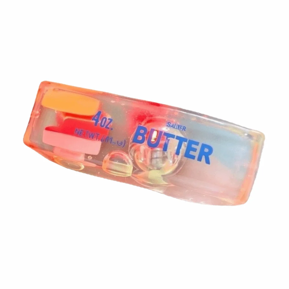 Gift Soft Butter Stick Squeeze Toy Lights Up Slow Rising Butter Stick Squishy Toy Silicone Super Soft Fidget Toy Adults