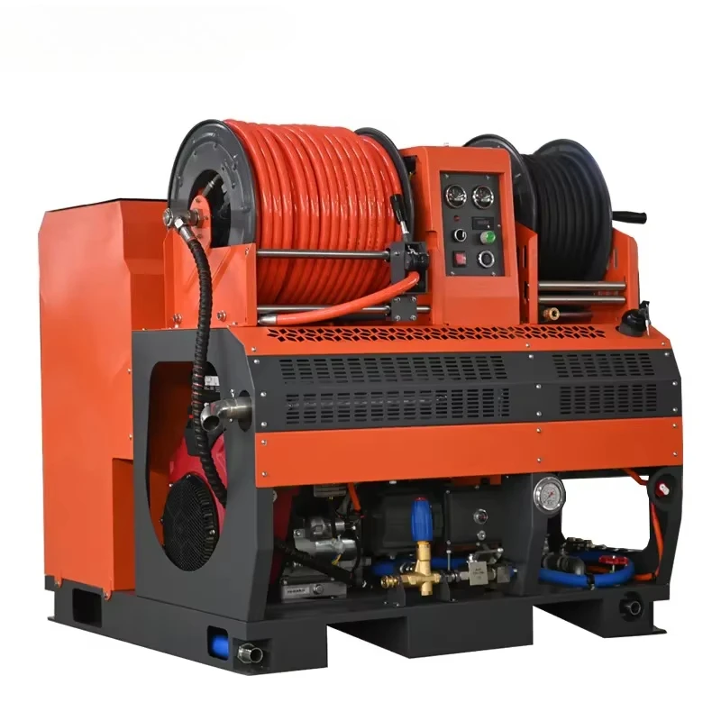 High-pressure sink drain cleaner and pipe dredger is used for household pipe dredging