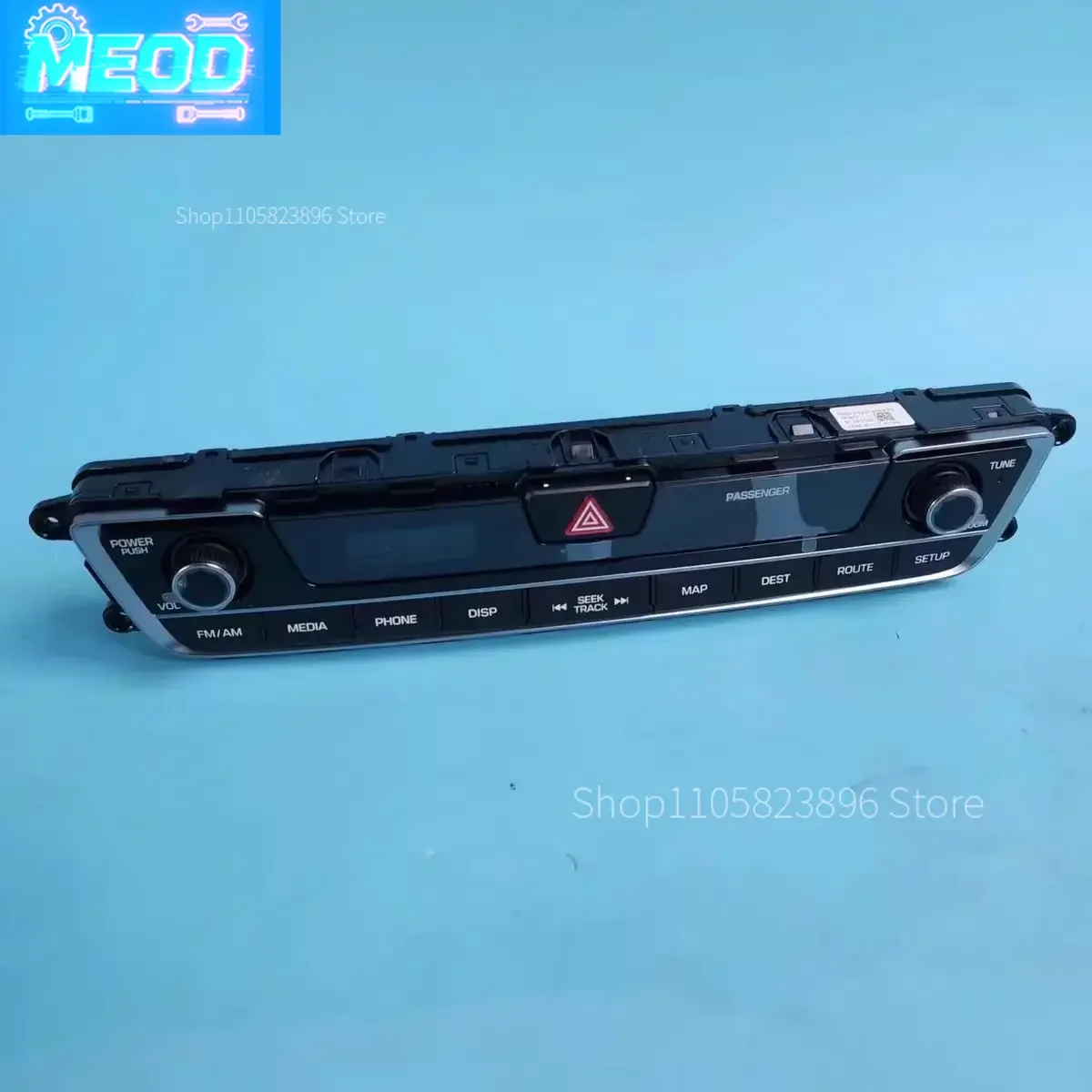 MEOD Car Accessories Emergency Light Control Panel Assembly For Hyundai Sonata 9 2015 2016 2017 Digital Clock Electronic Clock