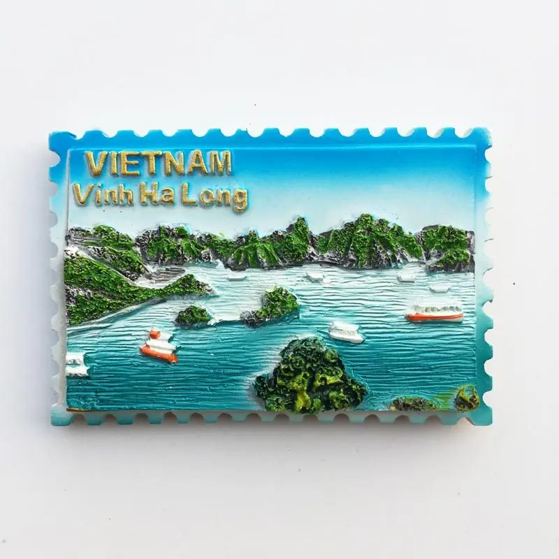 Guilin on the Sea, Halong Bay, Vietnam Tourism Souvenirs Landscape Magnetic Stickers Refrigerator Stickers Collection Souvenirs