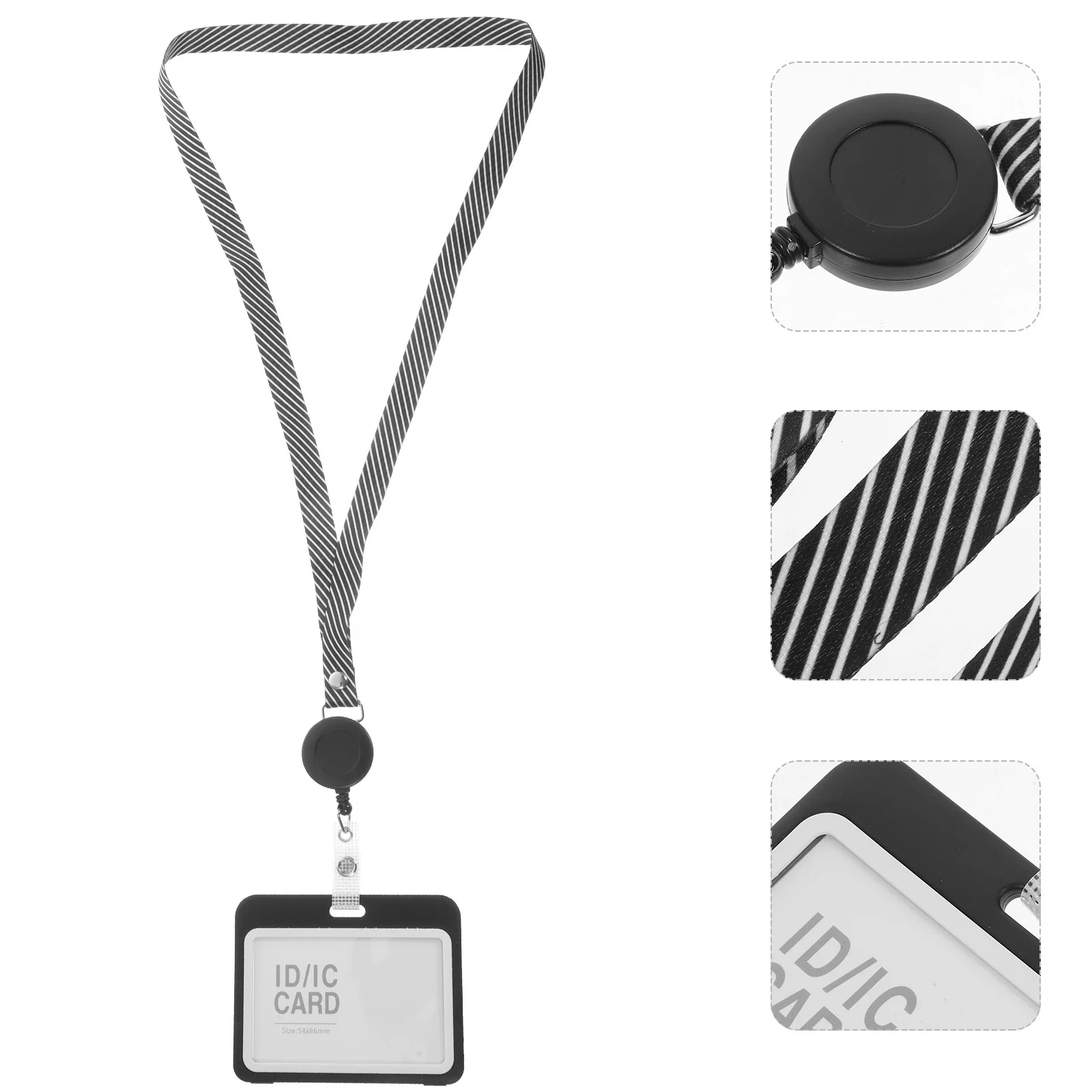 

10Sets Badge Sleeve Clear Plastic Id Card Holder Protective Cards Cover Badge Sleeve for Office Teachers Nurses