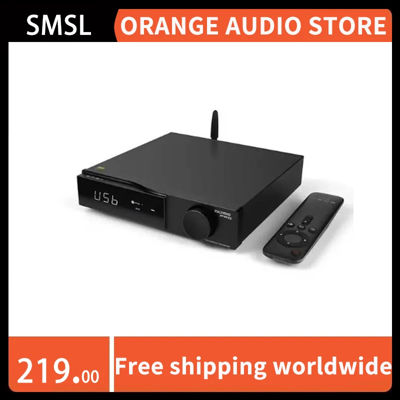 

SMSL DO100 Pro Hi-Res MQA DAC Dual ES9039Q2M Decoder Bluetooth5.1 DSD512 OPA1612 HDMI-ARC High End Digital DAC For PS5 DO100pro