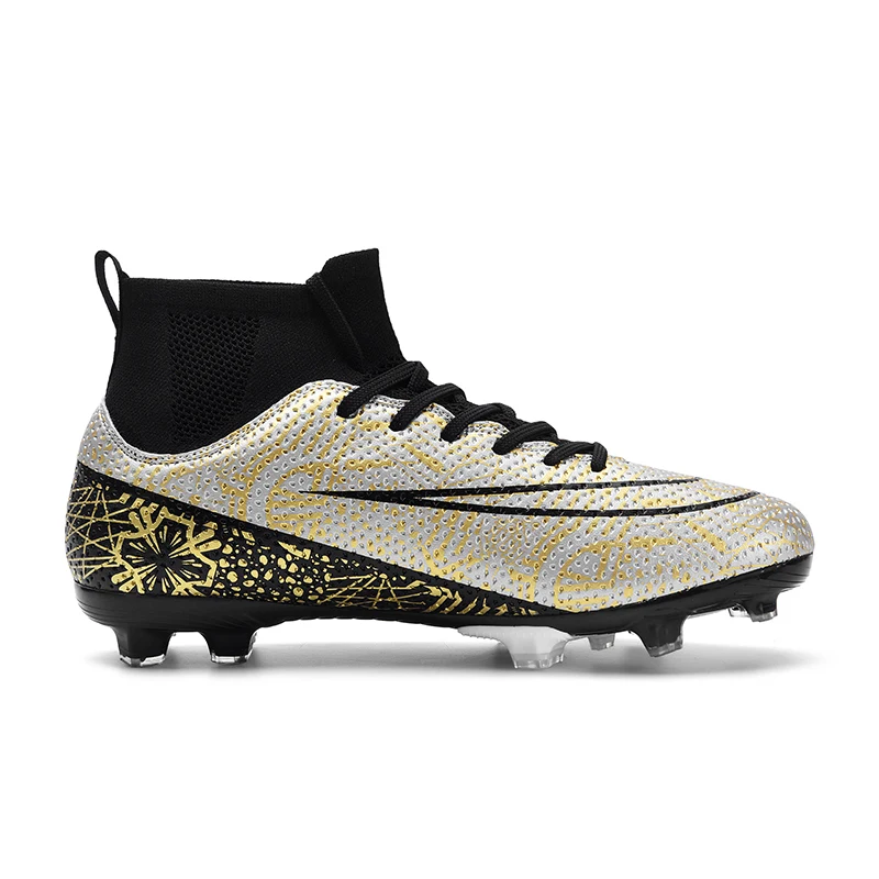 New Men Football Boots Non-Slip High-quality Soccer Shoes Grass Cleats High-top Futsal Sneakers Match Indoor Hot-selling Outdoor