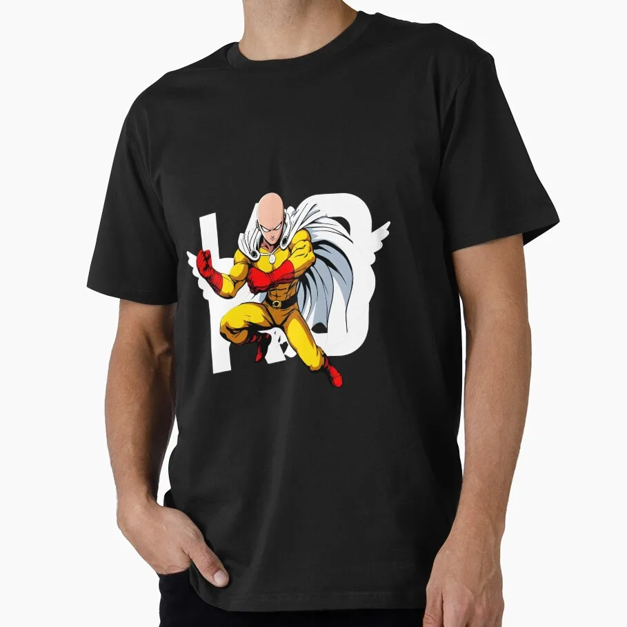 Knockout Pose Saitama Superhero  Anime Gift T-shirt 1206 One Punch Man Manga Print Graphic Clothes All Size Tops S-6XL