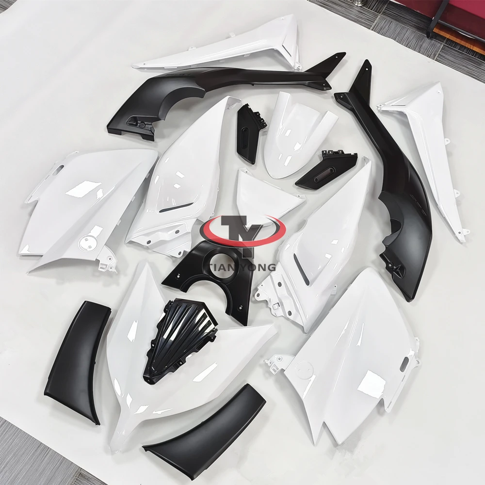 

Bodywork Cowling Injection Bright white matte black Motorcycle For TMAX530 2015 2016 Full Fairing Kit Fit TMAX 530