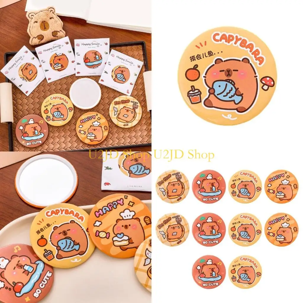 U2JD Compact Pocket Makeup Mirror Vanity Mirror Portable Cosmetic Mirror Easy To Use