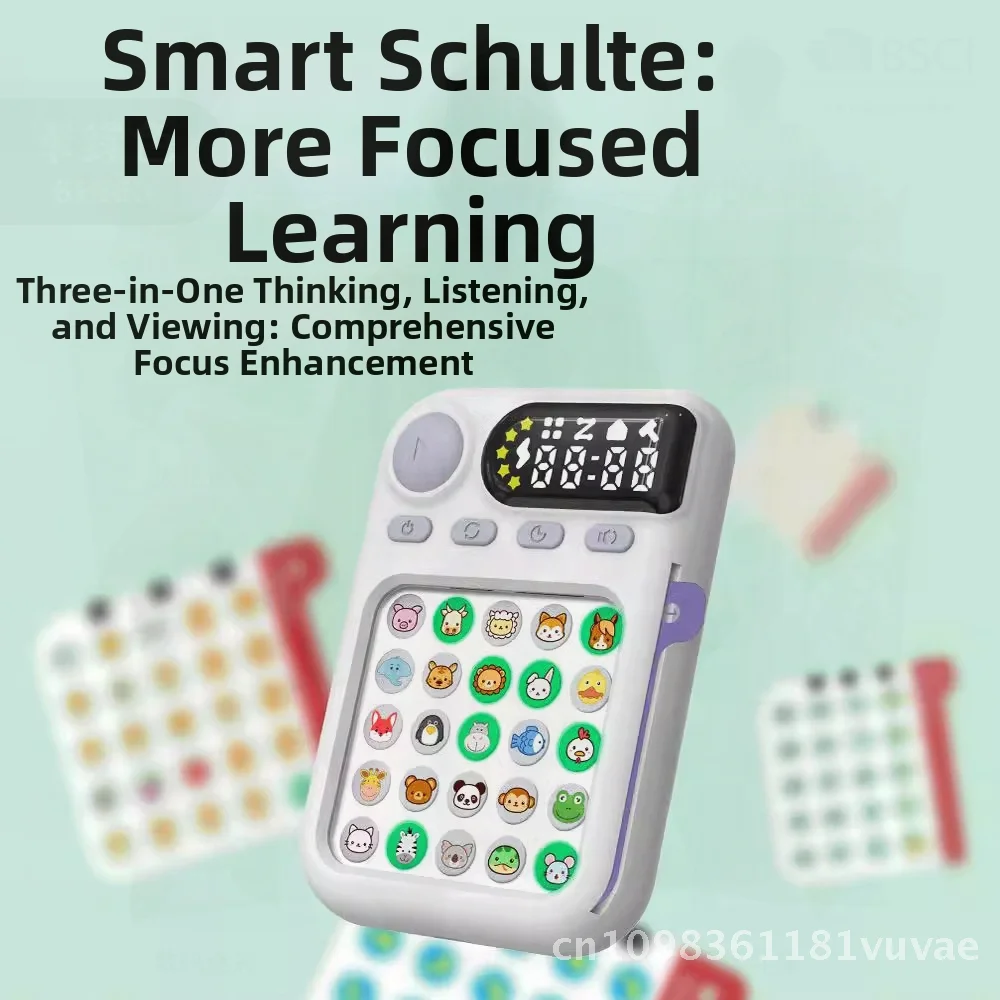 Schulte Macchina per l'apprendimento intelligente Versione inglese Dispositivo per la storia prescolare per l'educazione precoce con suono musicale Materiale ABS per