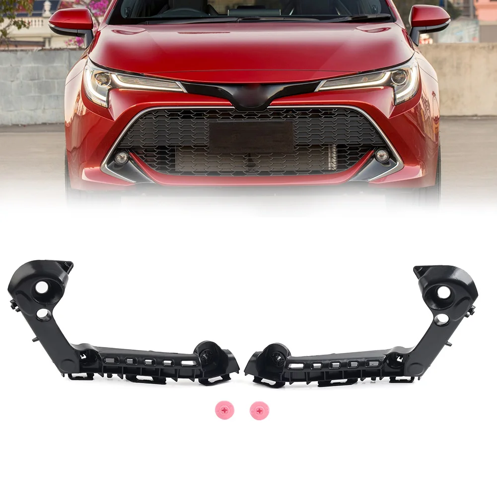 2Pcs Left+Right Car Front Bumper Support Mounting Holder Bracket For Toyota Corolla 2019 2020 2021 2022