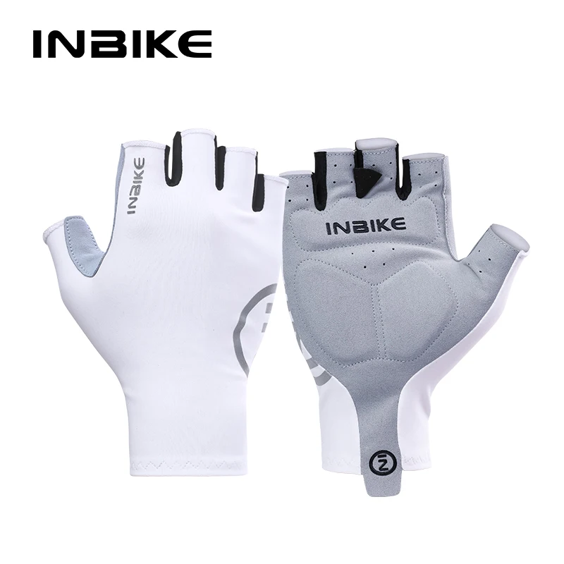 

Женские велосипедные перчатки INBIKE, летние велосипедные перчатки, мягкие амортизирующие аксессуары для дорожного велосипеда с открытыми пальцами