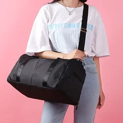 Bolsa de Fitness multifuncional para mujer, bolso de hombro con separación en seco y húmedo, mochila de entrenamiento deportivo, posición de zapatos de viaje