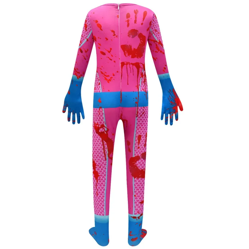 Candy 2025SuperKitties disfraz de Cosplay aterrador con sangre Halloween niños juego de rol Super Kitties mono y lindo Paj