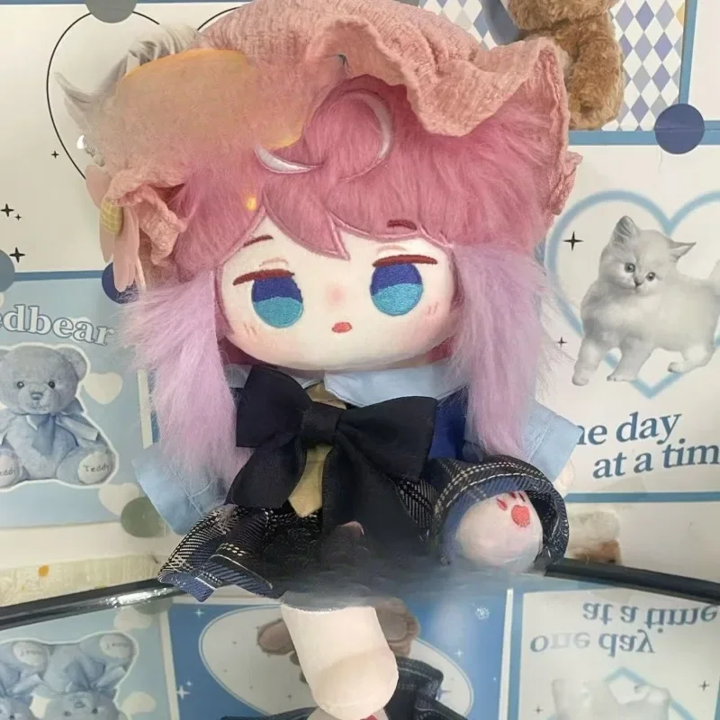 20 Cm Anime Miękka Rola Amemura Ramuda Kawaii Dress-up Bawełniane ciało lalki ze szkieletem Kreskówka Idol Pluszowe figurki Zabawki Prezent dla fanów