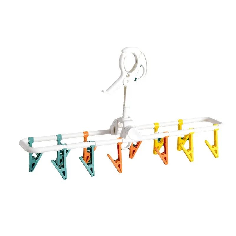 شماعات ملابس منزلية متعددة الوظائف ، مشبك تجفيف ، شماعات ملابس مقاومة للرياح ، مشبك جورب ، 12 مشبك ملابس داخلية