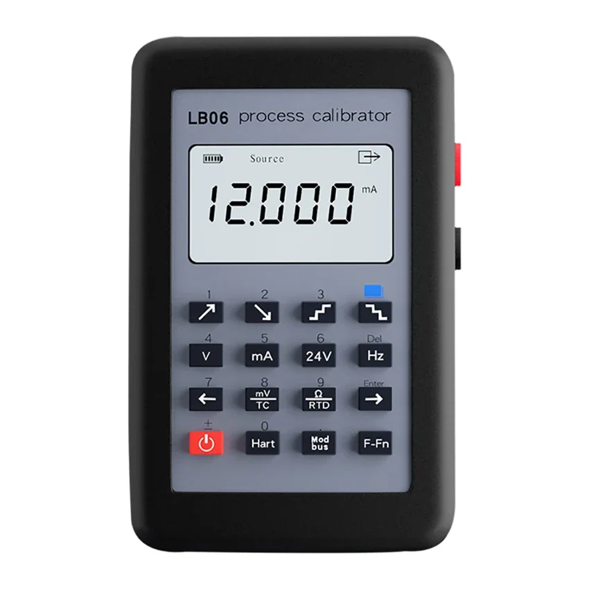 Novo calibrador de processo multifuncional lb06 modbus rtu hart comunicador pt100 frequência 4-20ma 0-10v calibrador de sinal