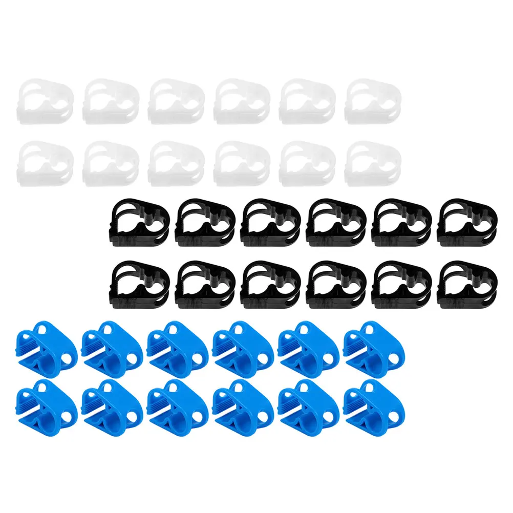 

36pcs Hose Plastic Tubing Clip for Adjustable Clip Aquarium Tube Shut Off Flow Control Safe Adjustment