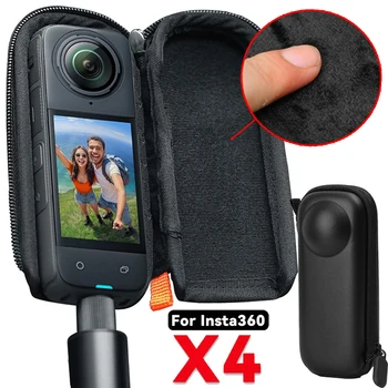 สําหรับ Insta 360 X4 พกพา Storage Case Anti-Scratch กระเป๋ากล้องแบบพกพาป้องกัน COVER SHELL สําหรับ Insta 360 X4 อุปกรณ์เสริม