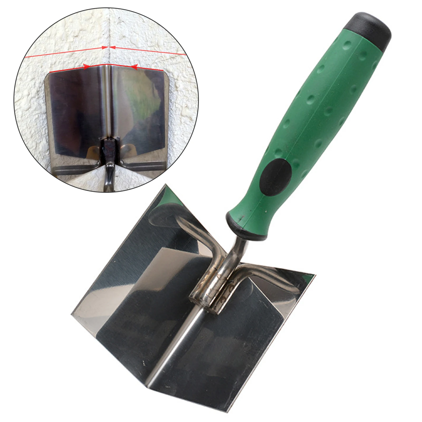 Stainless Steel Drywall Corner Tool Putty Knife Flexes 90 Degree Corner Mudding Finish Tool Finishing Trowel  Construction Tools