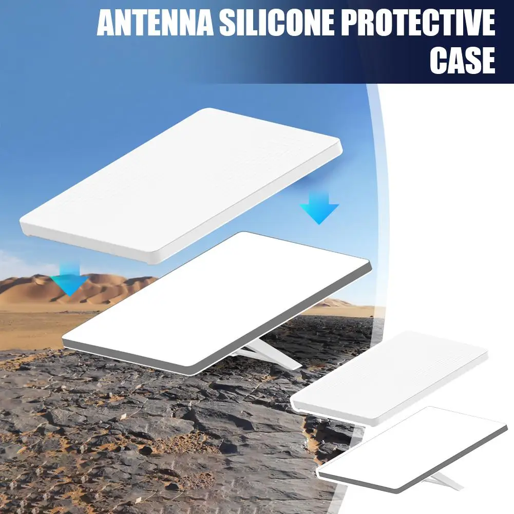 For StarLink Mini Silicone Protective Case Liquid Silicone Protective Case For Mini Waterproof Protector D9O2