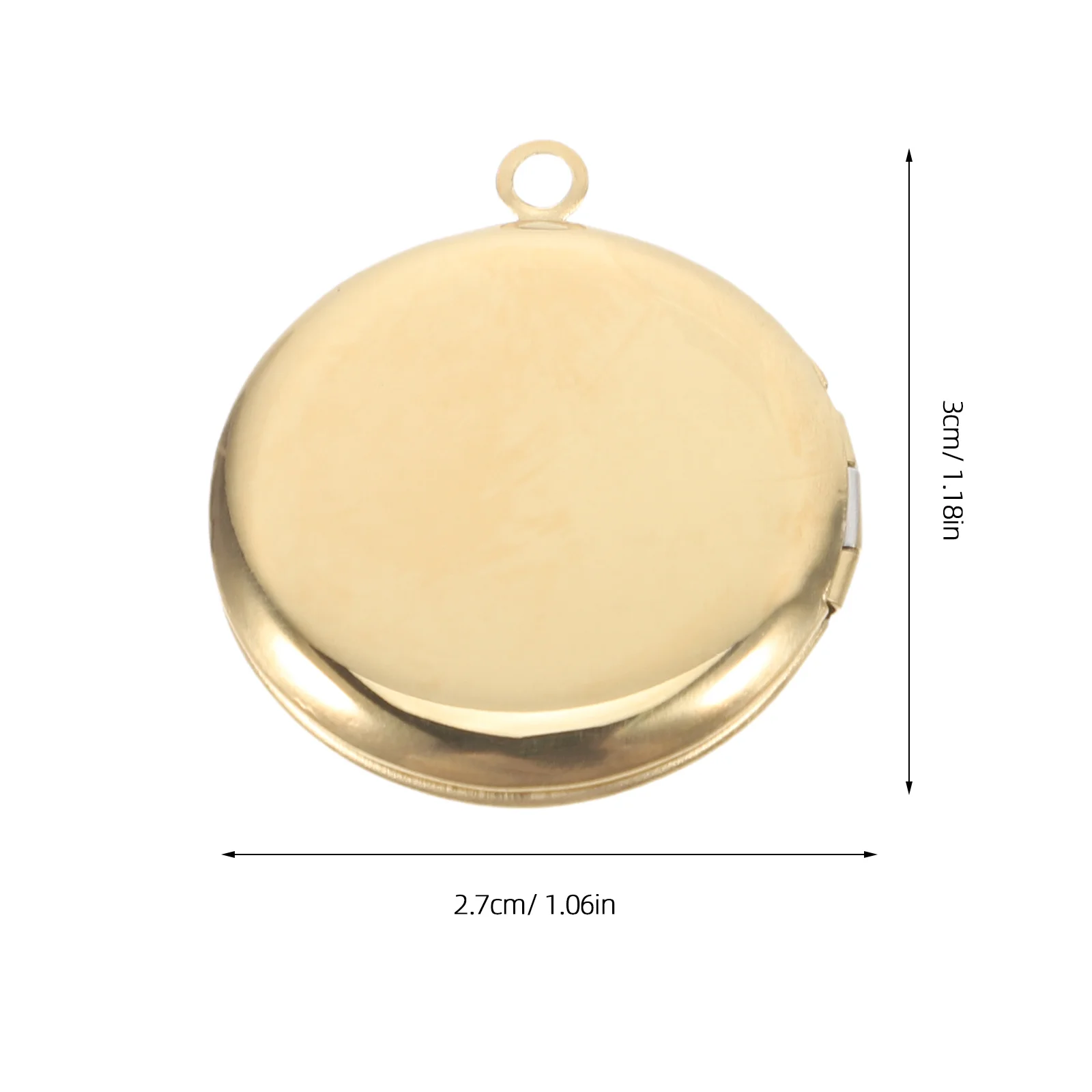 2 قطعة إطار الصورة المستديرة السحر الفولاذ المقاوم للصدأ المنجد قلادة غطاء الوجه إطار الصورة حامل DIY بها بنفسك مجوهرات تذكارية الحرفية