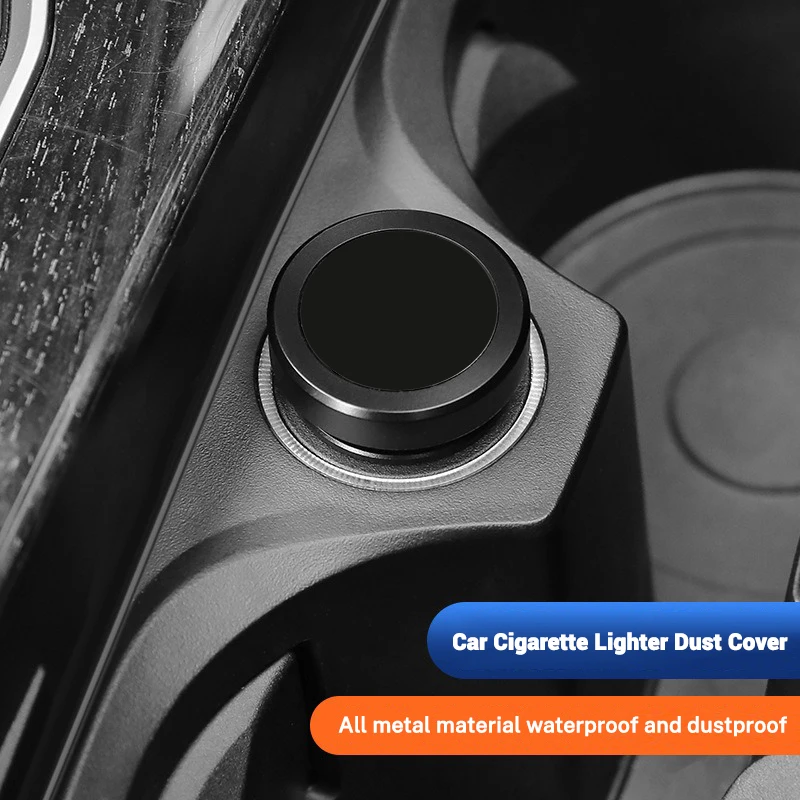 Car Cigarette Lighter Dust Cover Dustproof Decoration Cap For Alfa Romeo Giulietta 159 147 156 166 Mito Giulia GT Stelvio Tonale