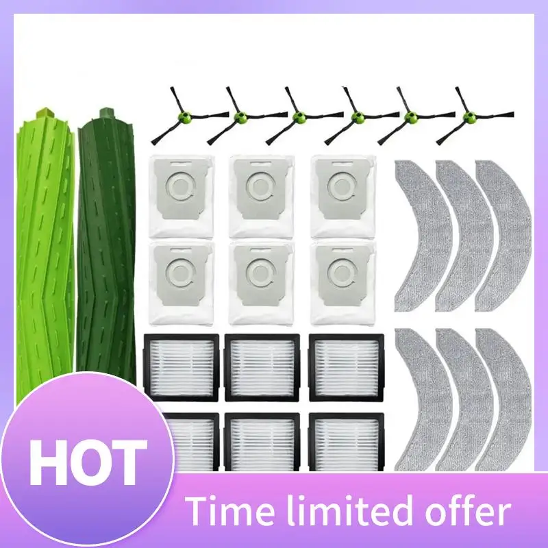 

B69C For Irobot Roomba Combo J9+ Robot Vacuums Roller Hepa Filter Mop Cloths Rag Dust Bag Replacement