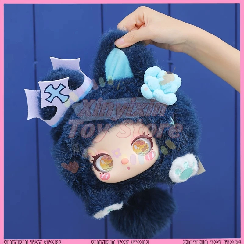 

Детская трехлетняя сумка с зефирным кроликом Лилы, плюшевая глухая коробка, модная игровая загадочная коробка, подарок на день рождения, кукла-сюрприз для девочек