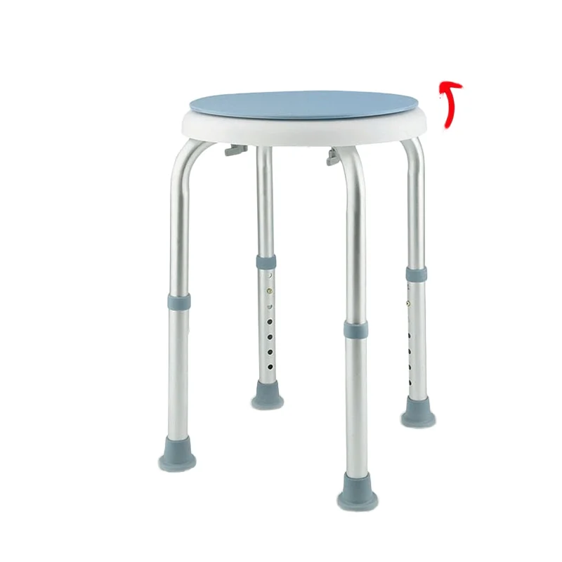 

Nonslip Bath Shower Stool Seniors Inside Shower Chair with Padded Seat and Holes for Tub Bathroom Safety Equipment