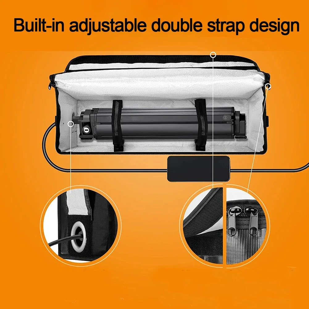 1 Pc E-bikes Portable Fireproof Storage Bags Fire Resistant ExplosionProof Safety Storage Bags Electric Bicycle Accessories