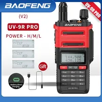 Baofeng UV-9R Pro V2 Waterproof IP68 Ham CB Radio Long Range Walkie Talkie Upgrade Tri-Power Dual Band UV-9R PRO Two Way Radio