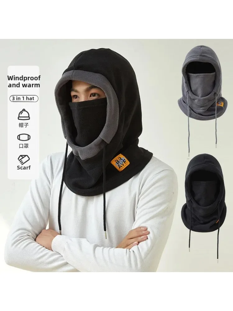 AliExpress Windproof Coldproof Fleece Balaclava 3 in 1 Ski Mask Hat Neck Warmer Scarf Unisex for Outdoor Cycling Skiing Winter Sports